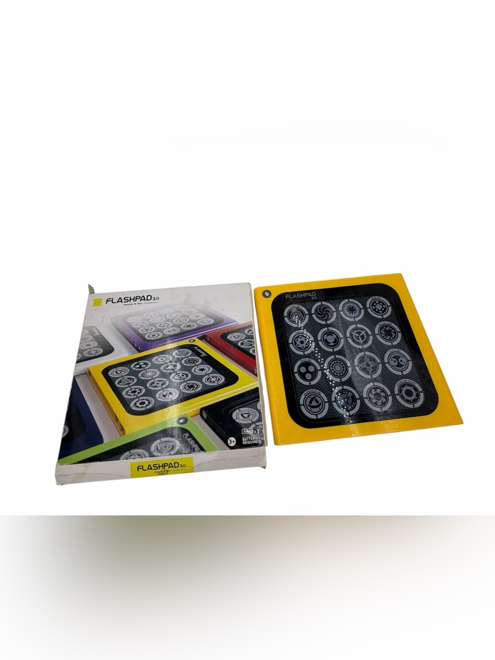 ViRZTEX Flashpad 3.0 Touchscreen Game Kids Yellow Handheld LED Light Up Toy,
